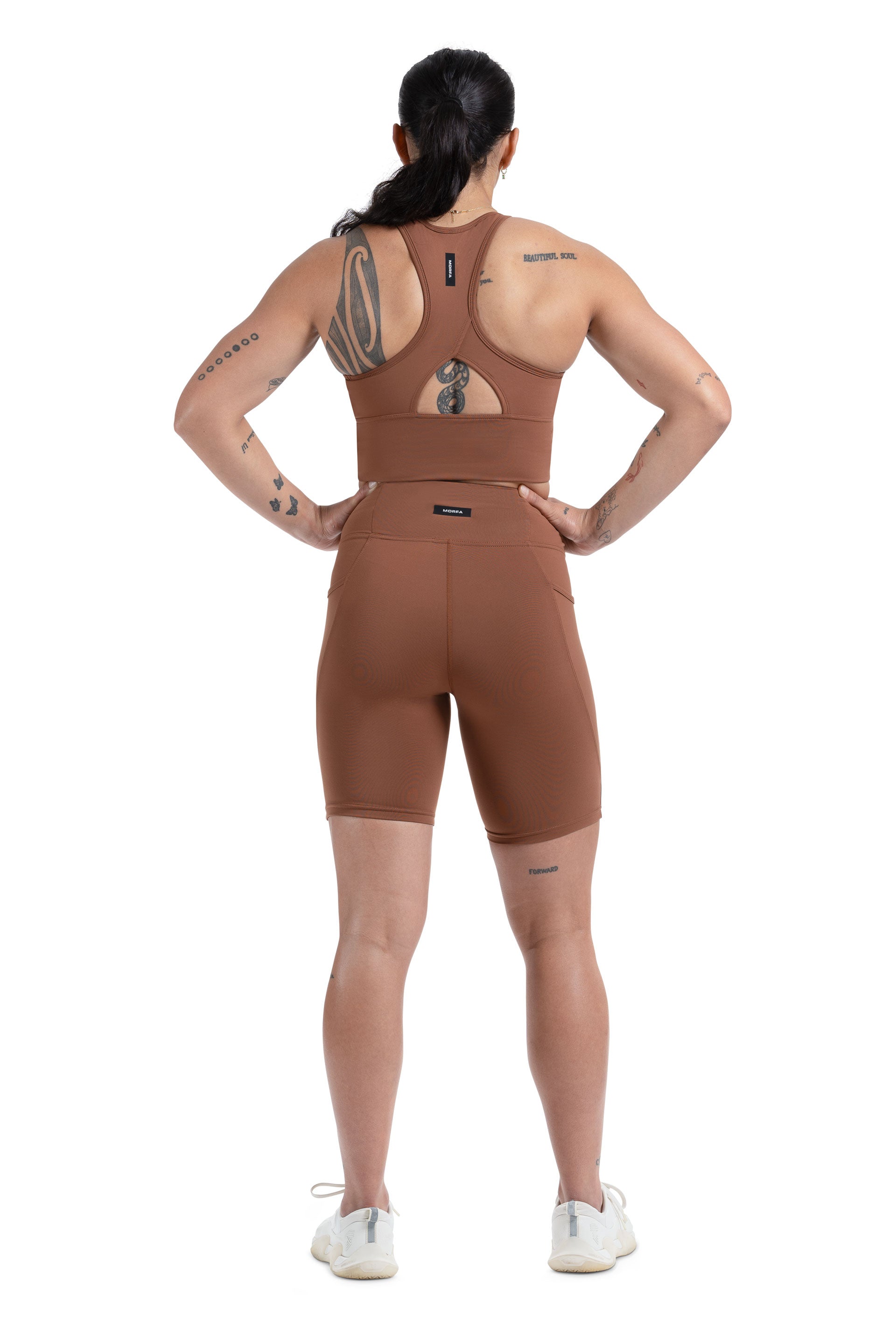 SIDE POCKET BIKE SHORT - RUST | CONTOUR