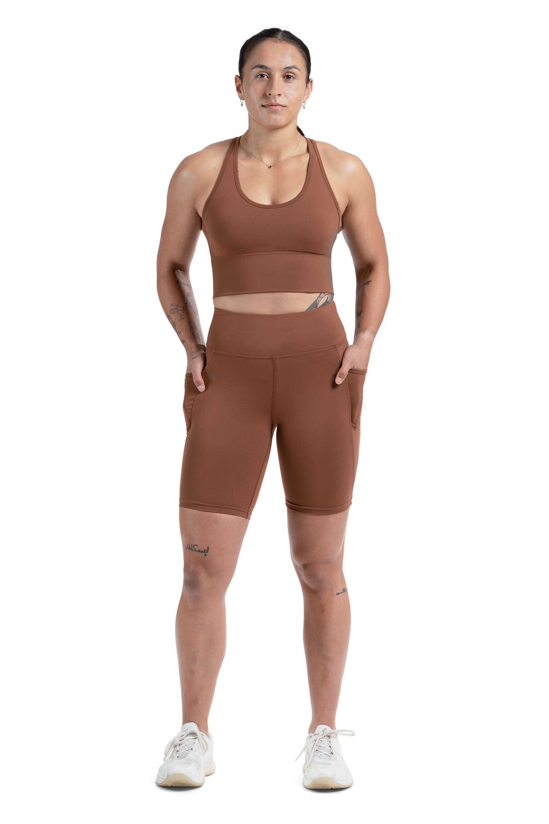 SIDE POCKET BIKE SHORT - RUST | CONTOUR