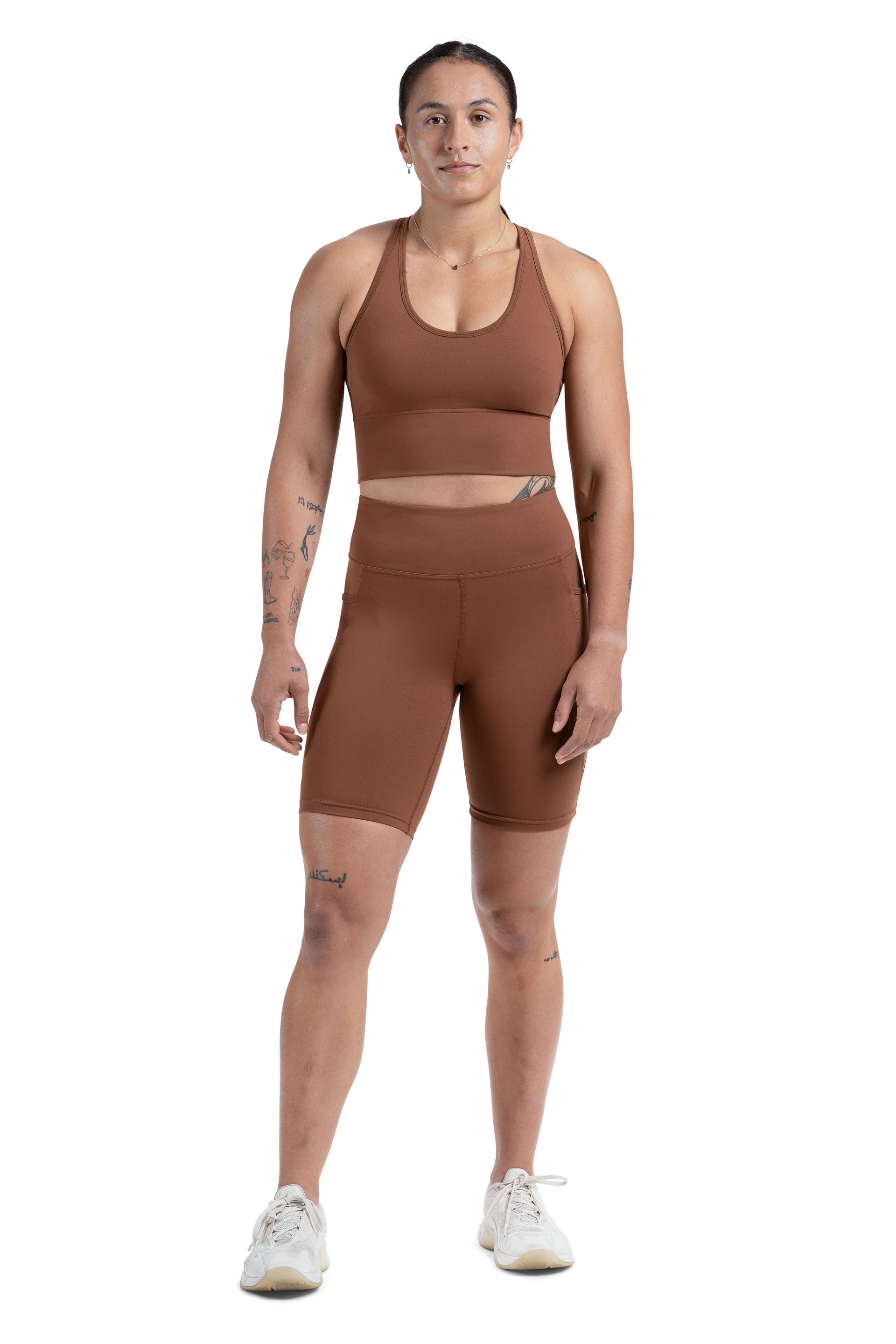SIDE POCKET BIKE SHORT - RUST | CONTOUR