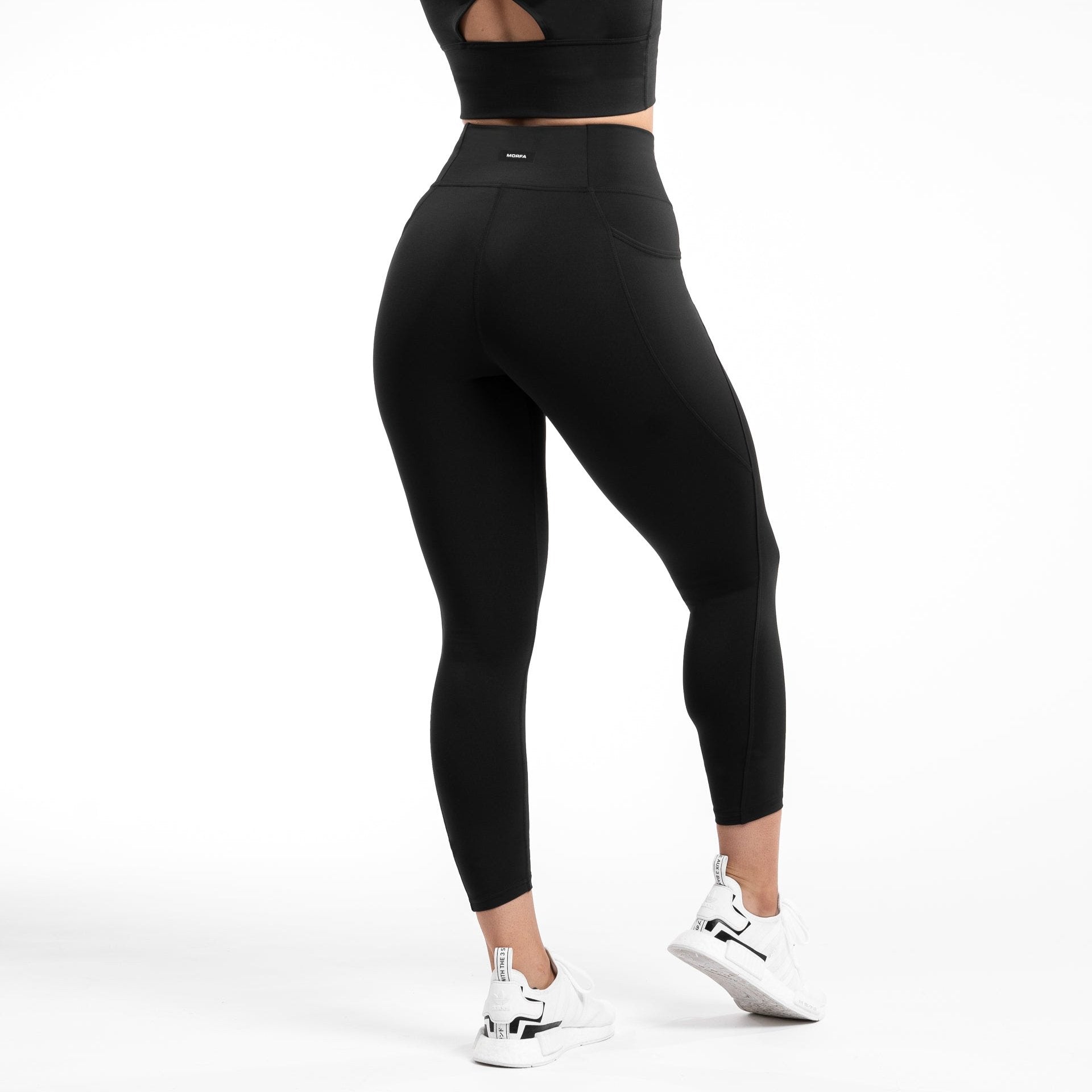 SIDE POCKET 7/8 TIGHT - BLACK | HYBRID KNIT