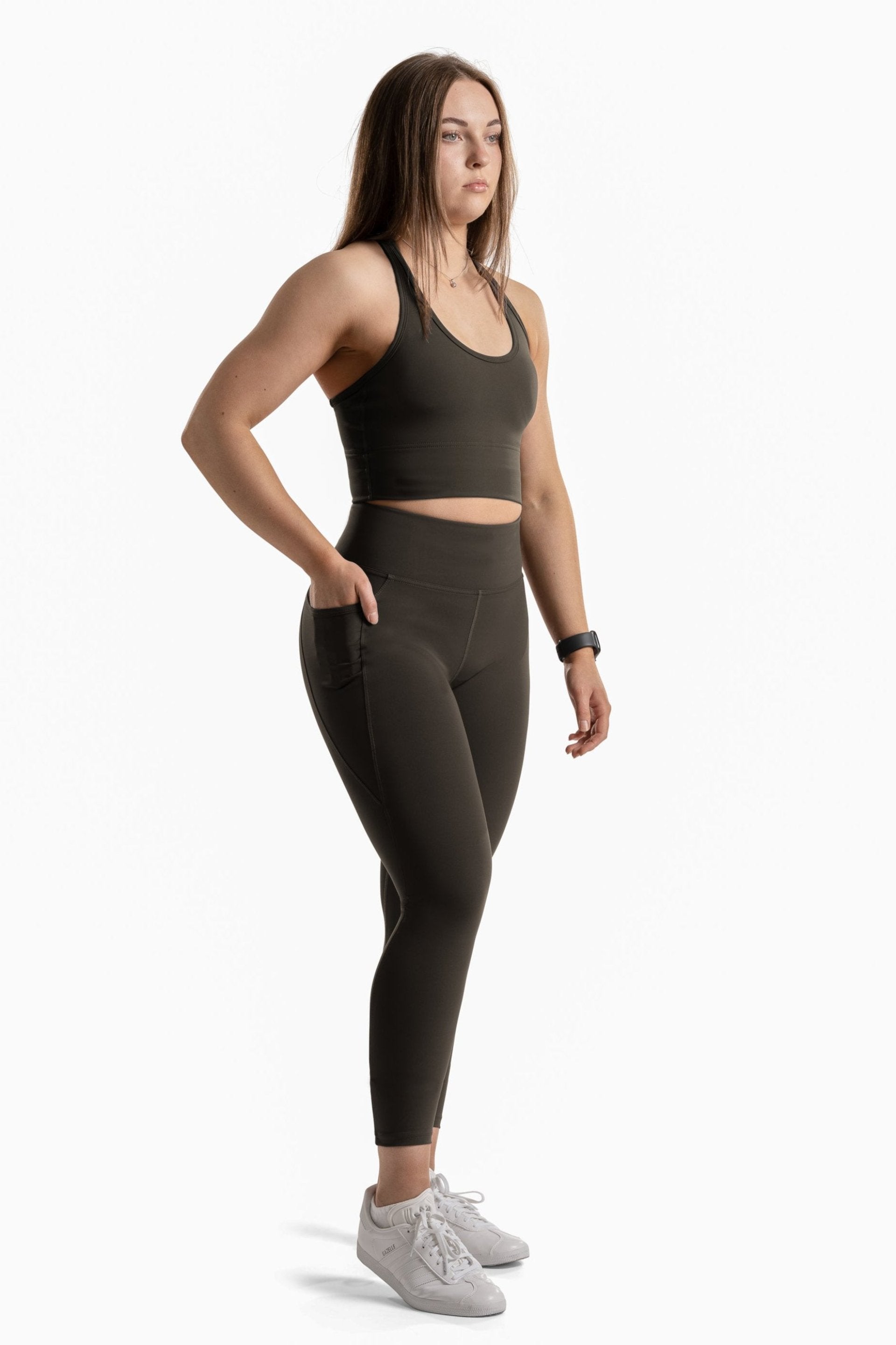 SIDE POCKET 7/8 TIGHT - ASH BROWN | PERFORMA