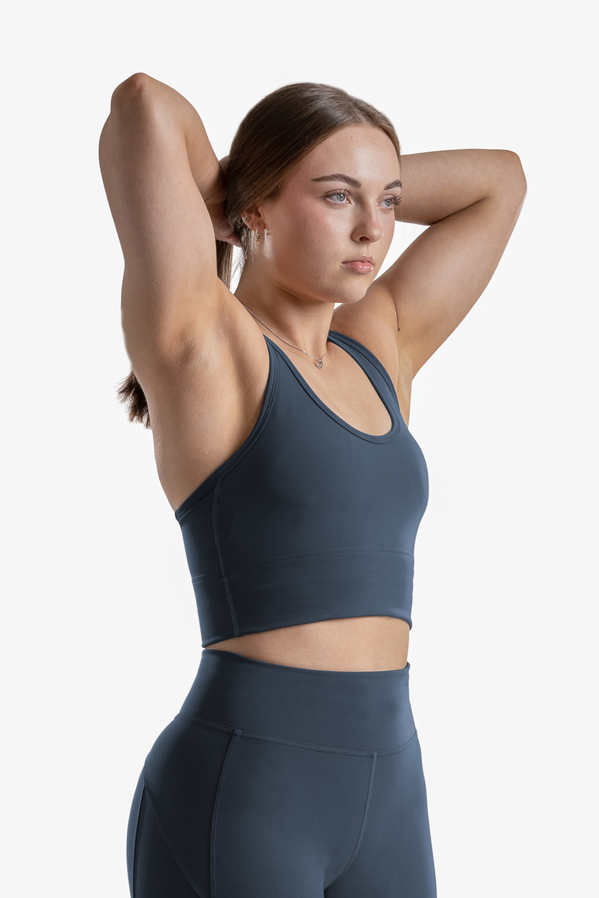 PERFORMANCE LONG LINE BRA - OCEAN BLUE | PERFORMA