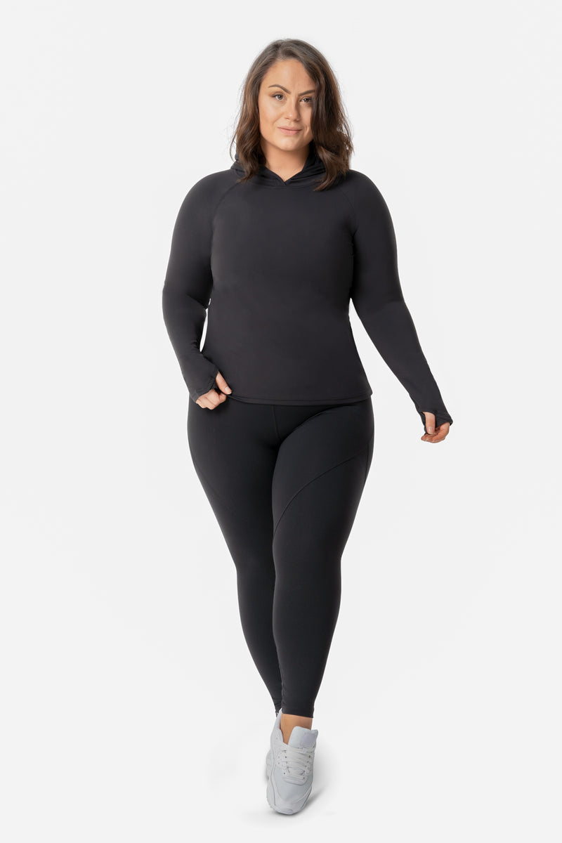 Techlite PERFORMANCE HOODIE BLACK morfa