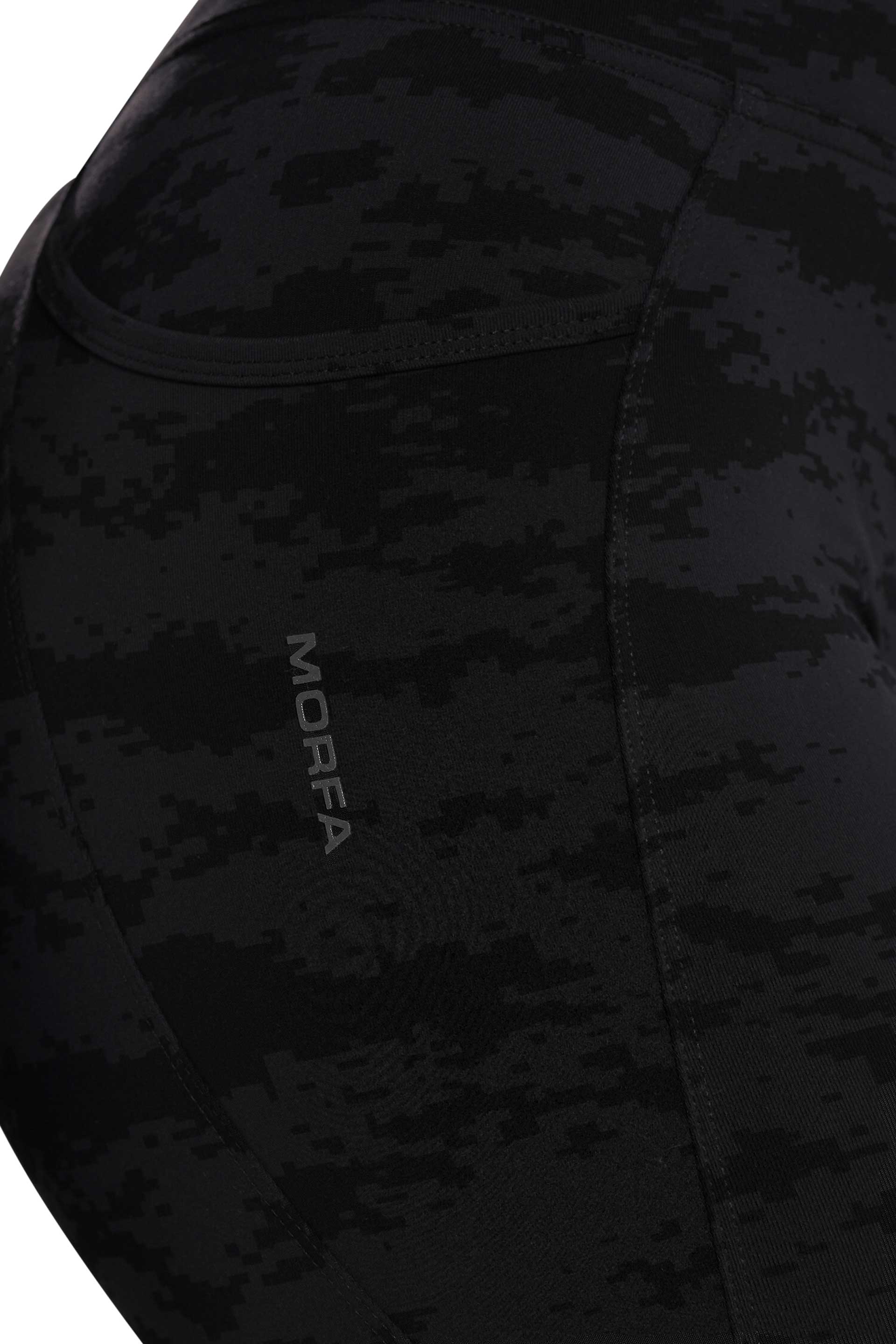 SIDE POCKET 7/8 TIGHT - BLACK CAMO LOGO | CONTOUR