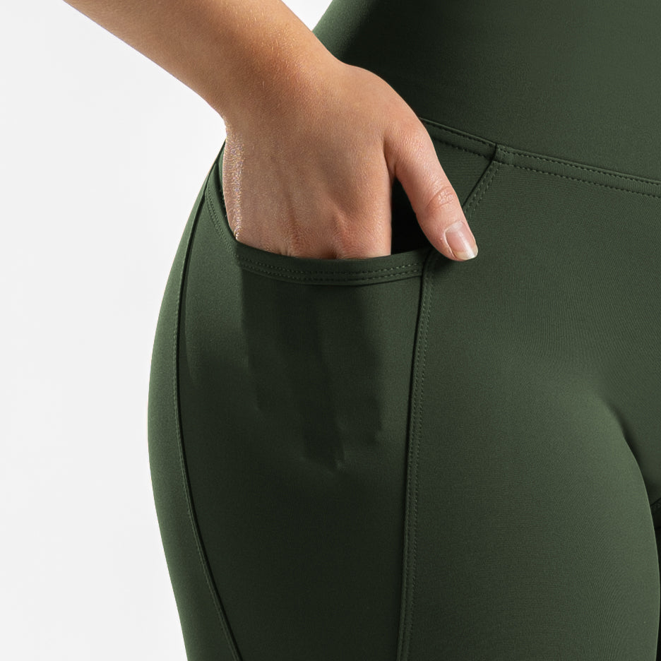 SIDE POCKET 7/8 TIGHT - FOREST GREEN | PERFORMA