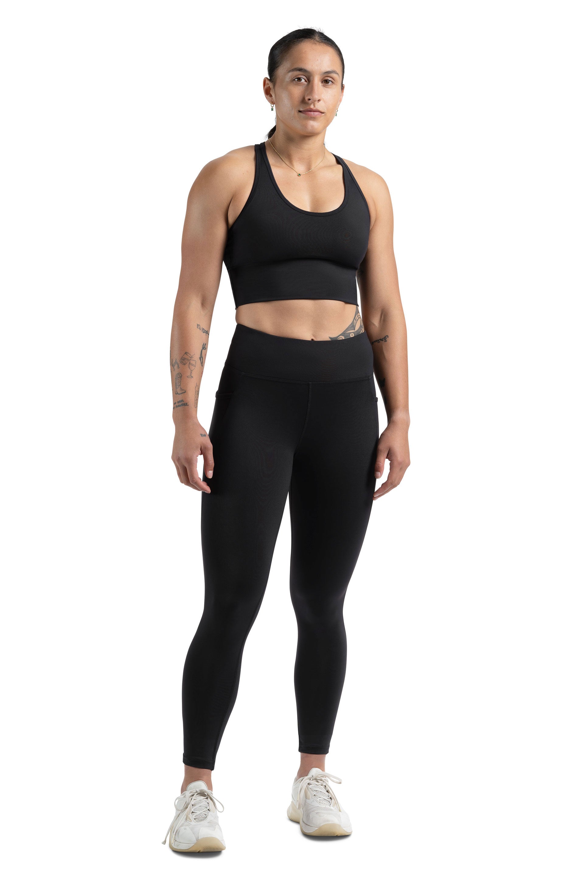 SIDE POCKET 7/8 TIGHT - BLACK | CONTOUR V2