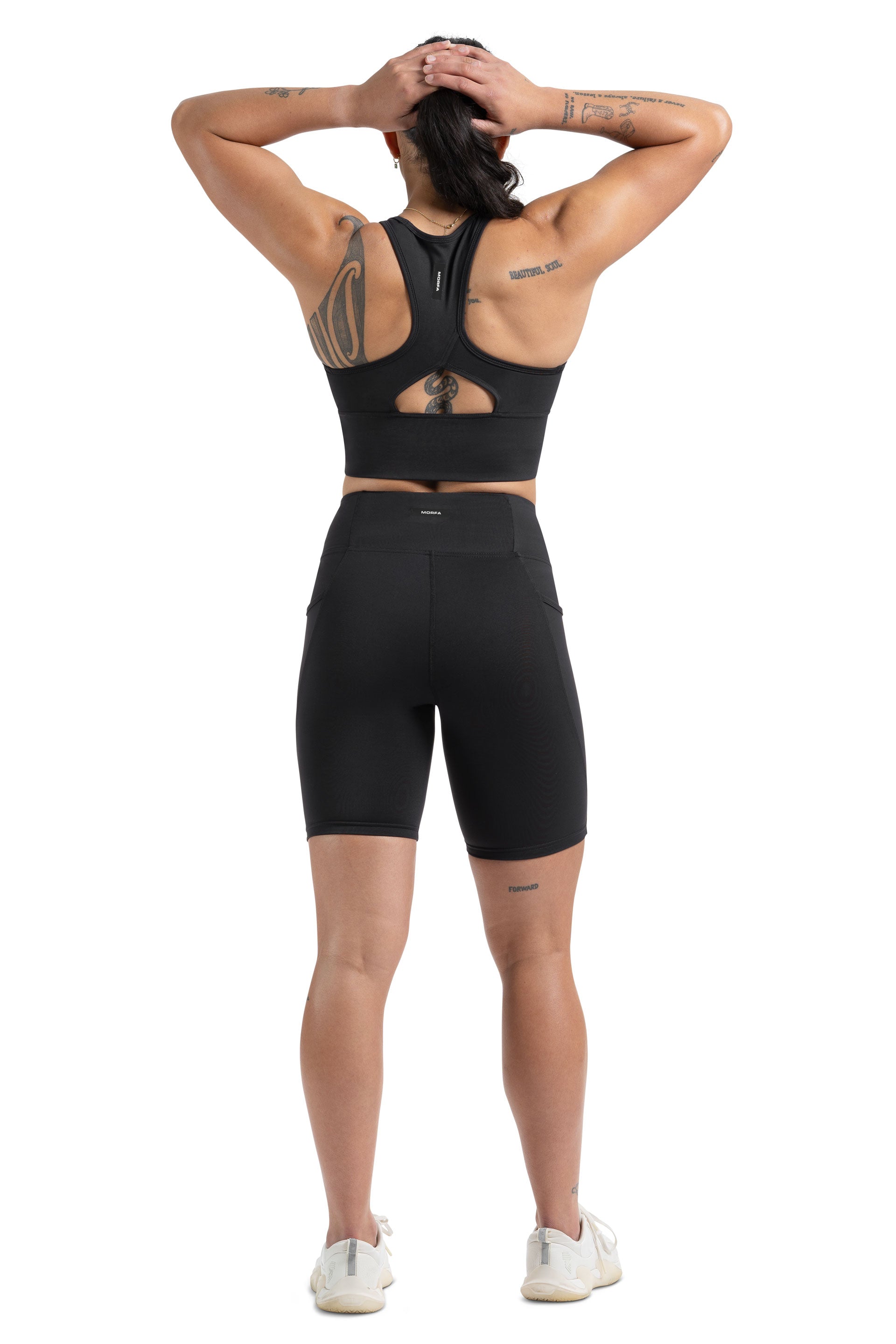 SIDE POCKET BIKE SHORT - BLACK | CONTOUR