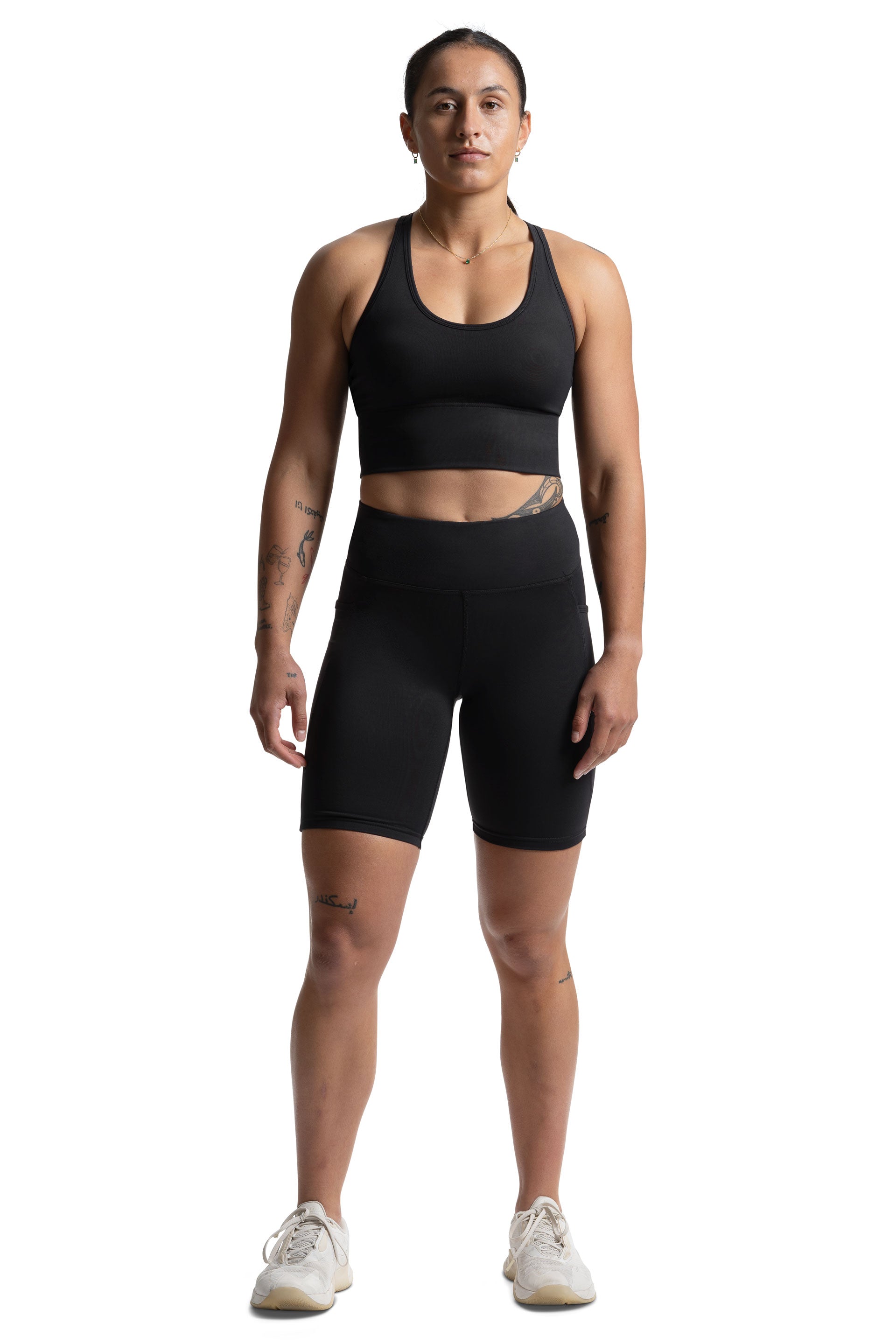 SIDE POCKET BIKE SHORT - BLACK | CONTOUR