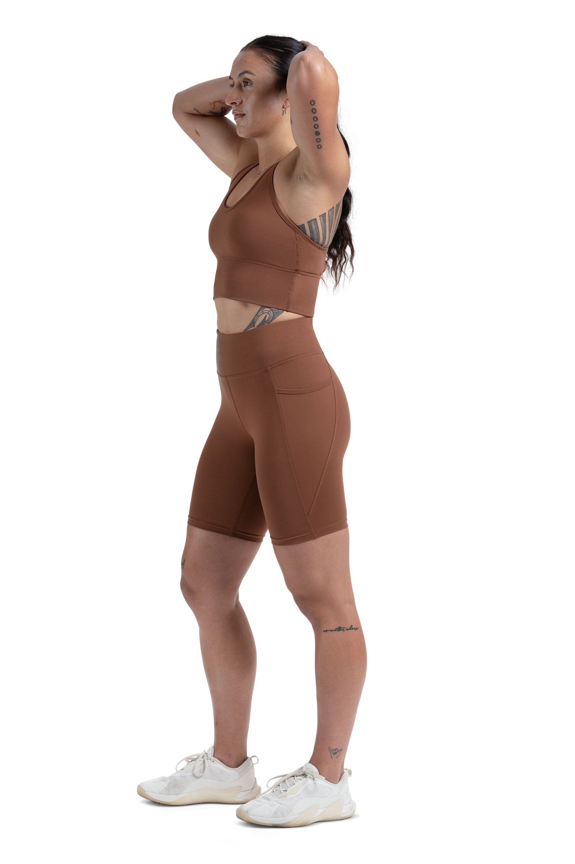 SIDE POCKET BIKE SHORT - RUST | CONTOUR