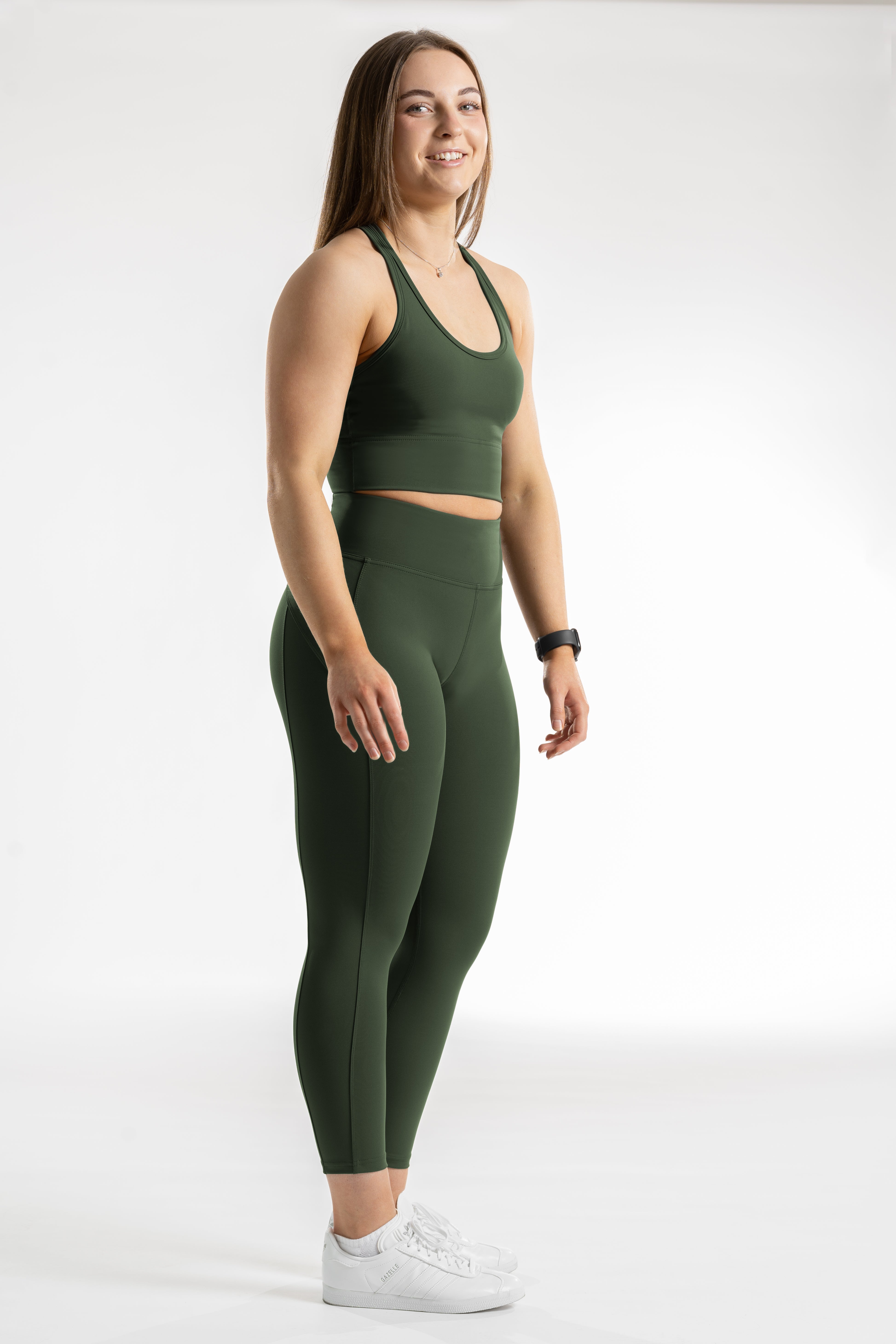 TRAINING 7/8 TIGHTS - FOREST GREEN | PERFORMA