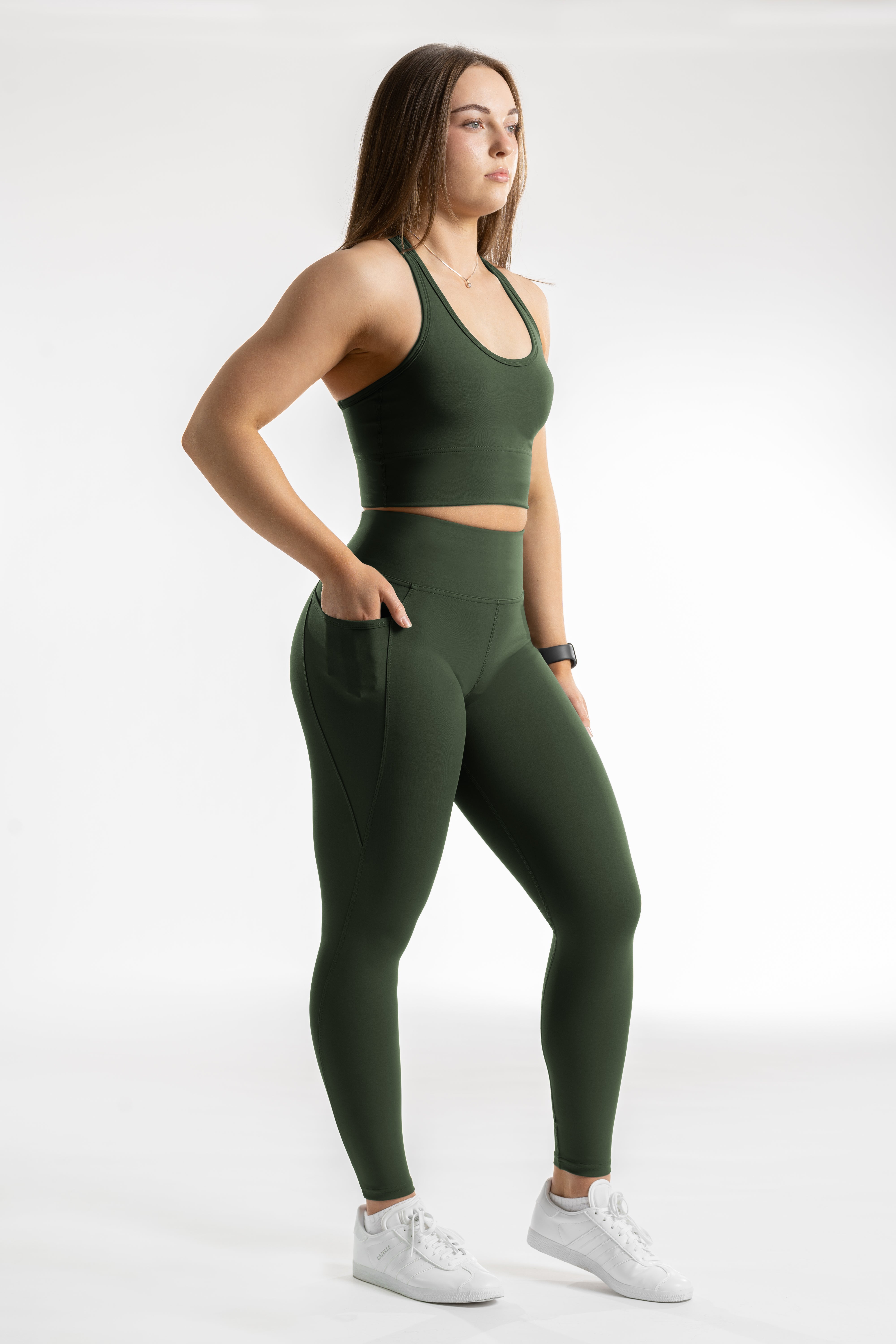 SIDE POCKET F/L TIGHT - FOREST GREEN | PERFORMA