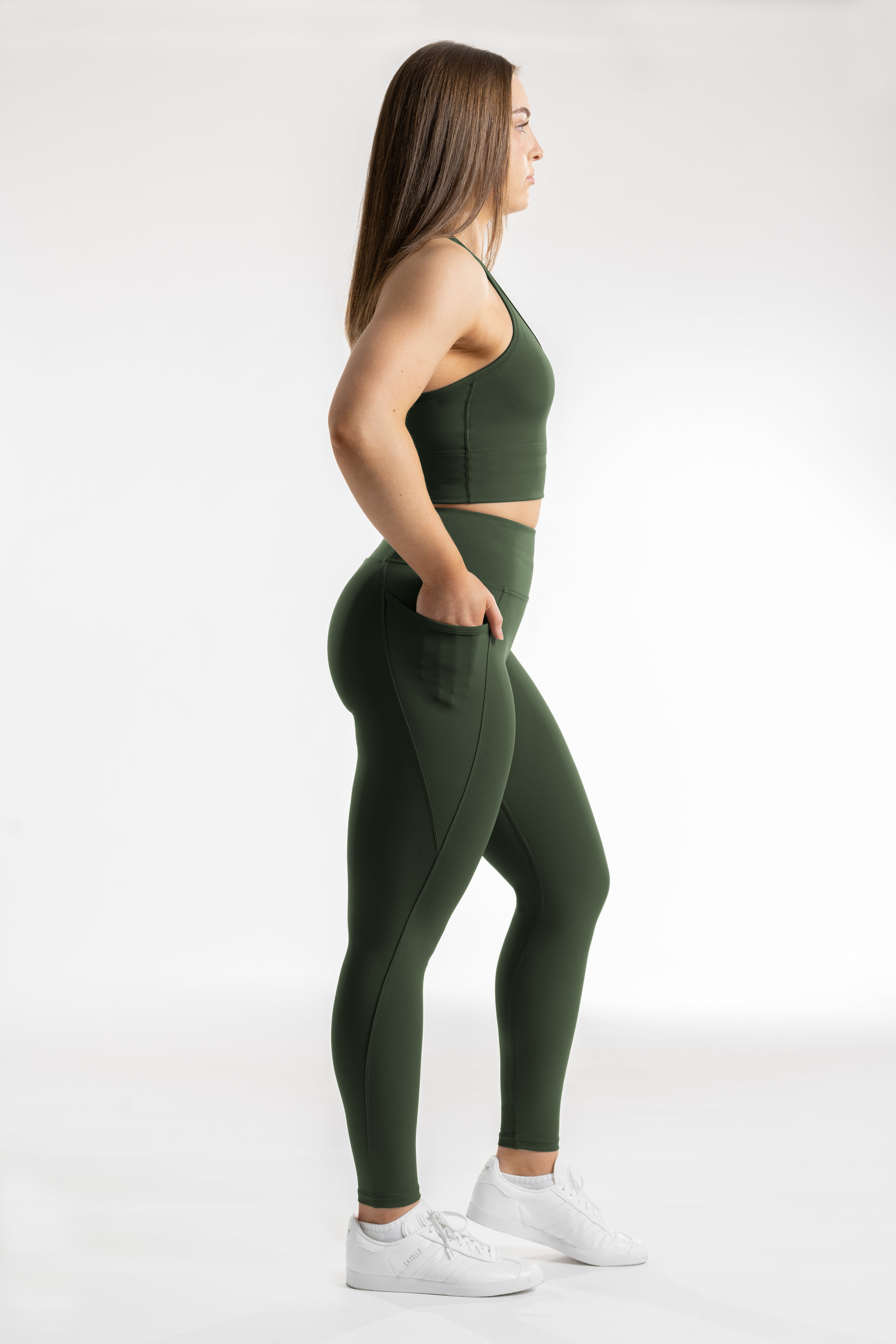 SIDE POCKET F/L TIGHT - FOREST GREEN | PERFORMA