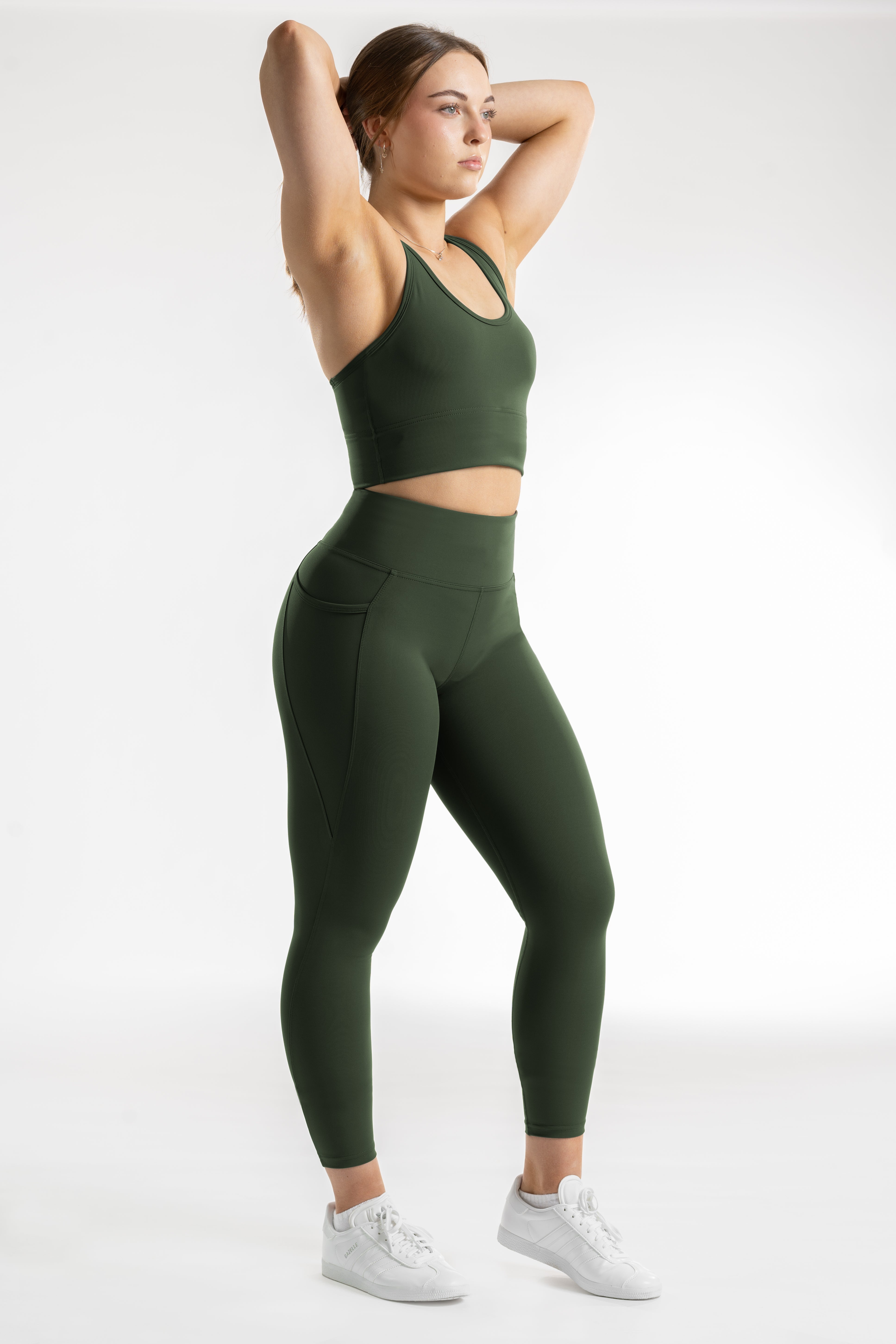 SIDE POCKET 7/8 TIGHT - FOREST GREEN | PERFORMA