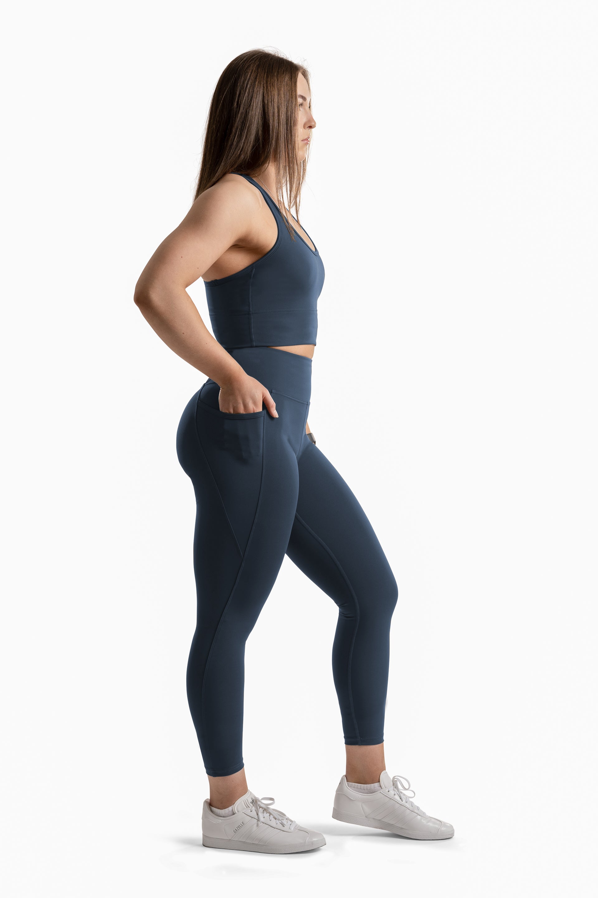 SIDE POCKET 7/8 TIGHT - OCEAN BLUE | PERFORMA