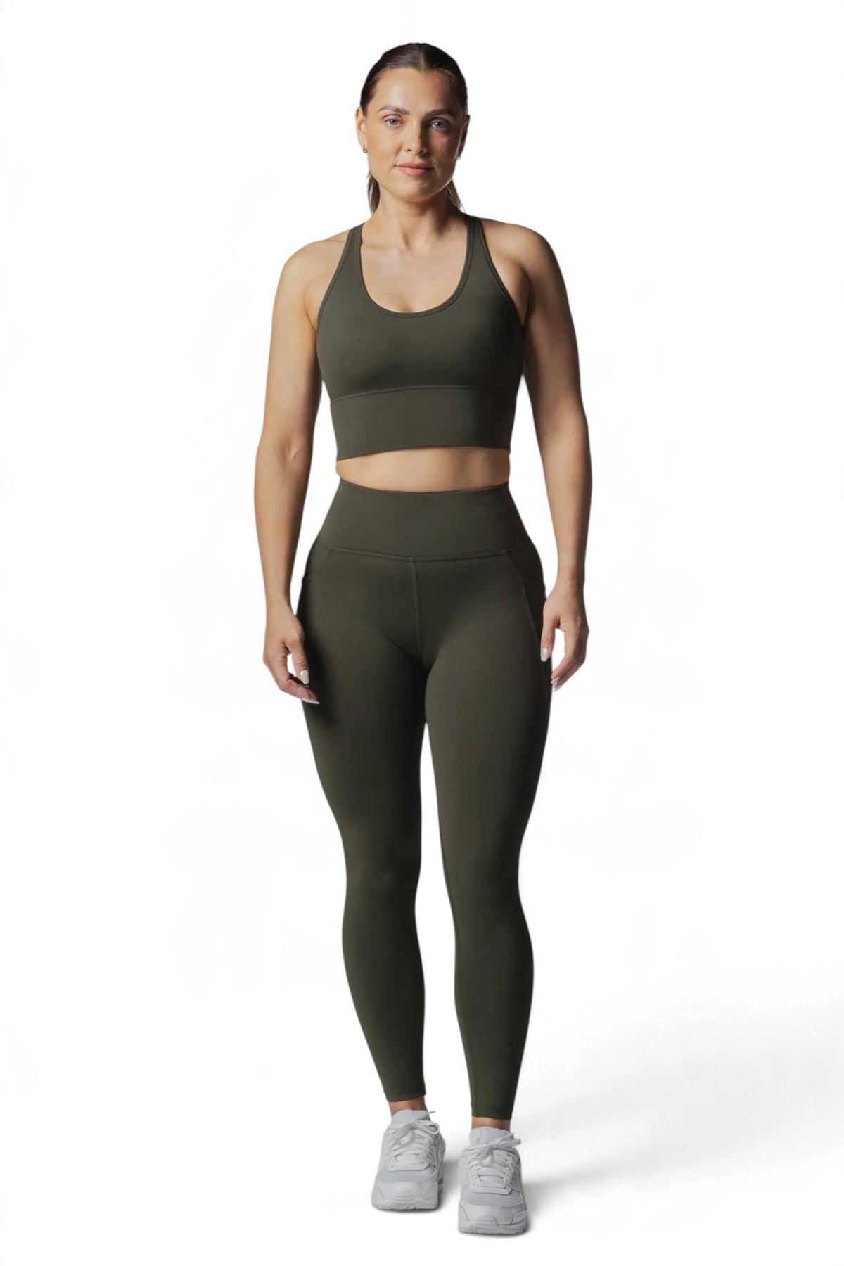 SIDE POCKET F/L TIGHT - OLIVE | CONTOUR V2