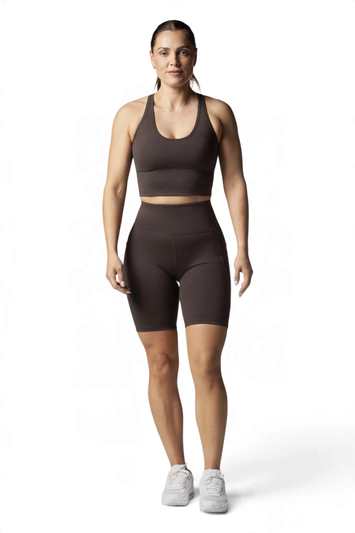 SIDE POCKET BIKE SHORT - ESPRESSO | CONTOUR V2