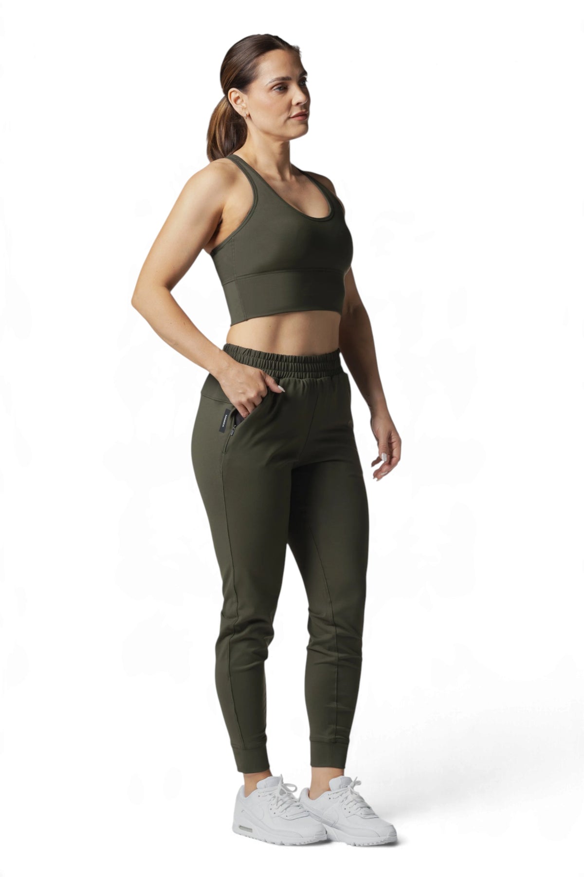 ALL DAY JOGGER - OLIVE | CONTOUR V2