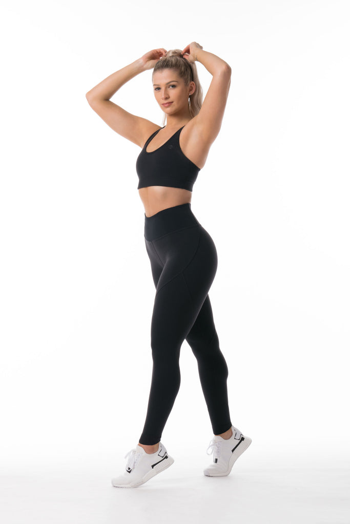 SCULPT F/L TIGHTS - BLACK