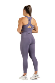 HIGH WAISTED SIDE POCKET 7/8 TIGHT - PASTEL PURPLE