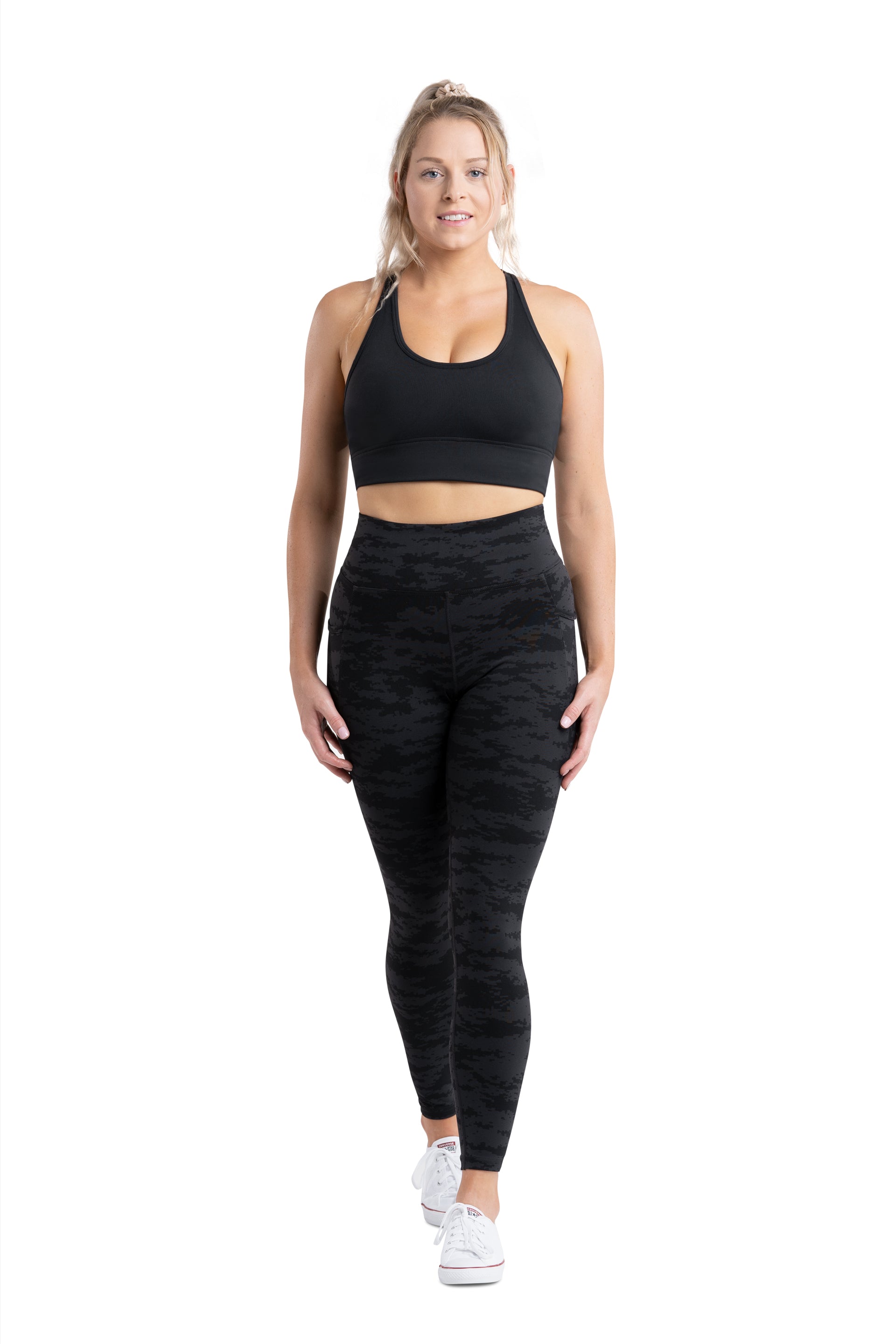 SIDE POCKET F/L TIGHT - BLACK CAMO | CONTOUR