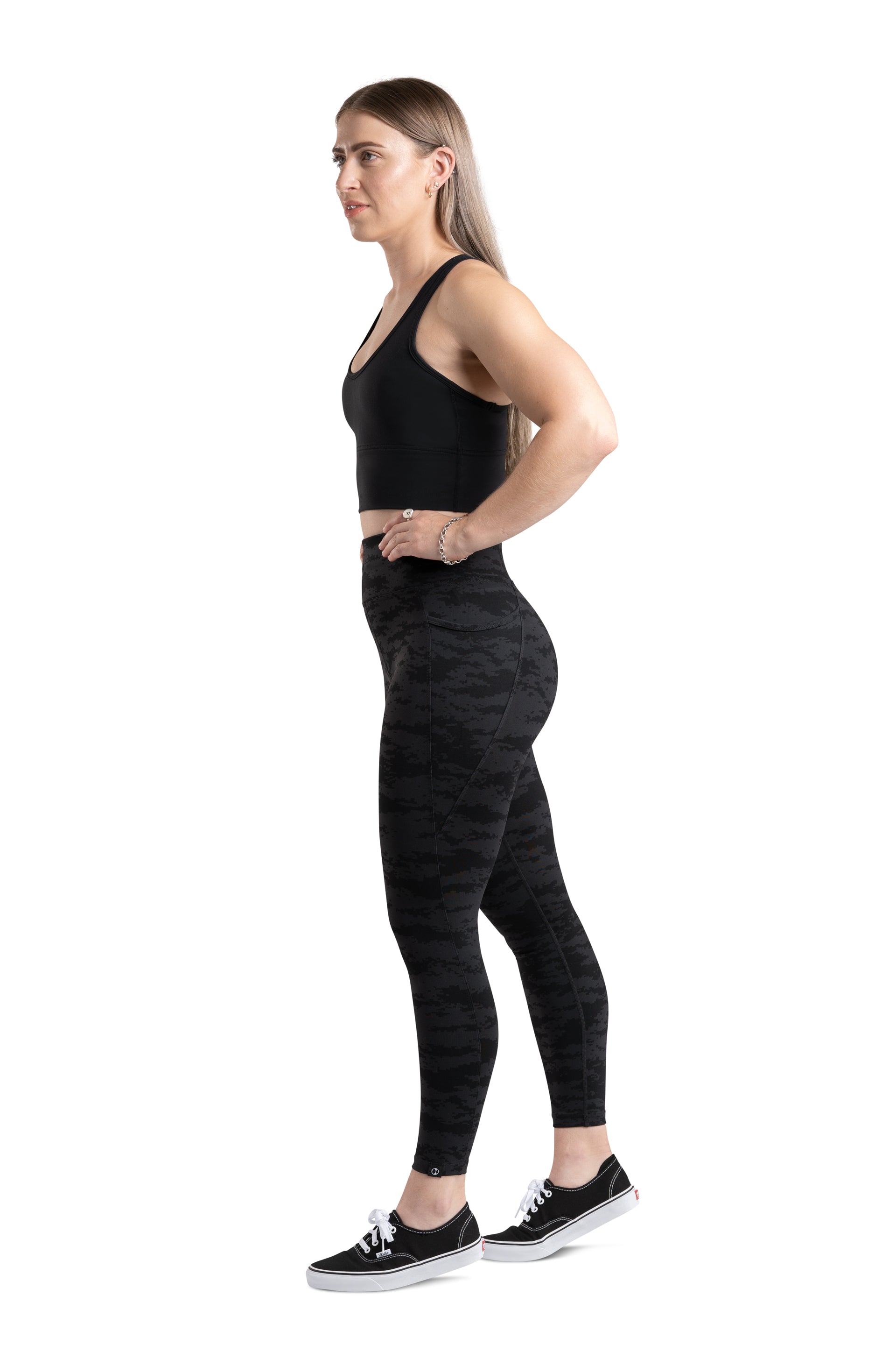 SIDE POCKET F/L TIGHT - BLACK CAMO | CONTOUR