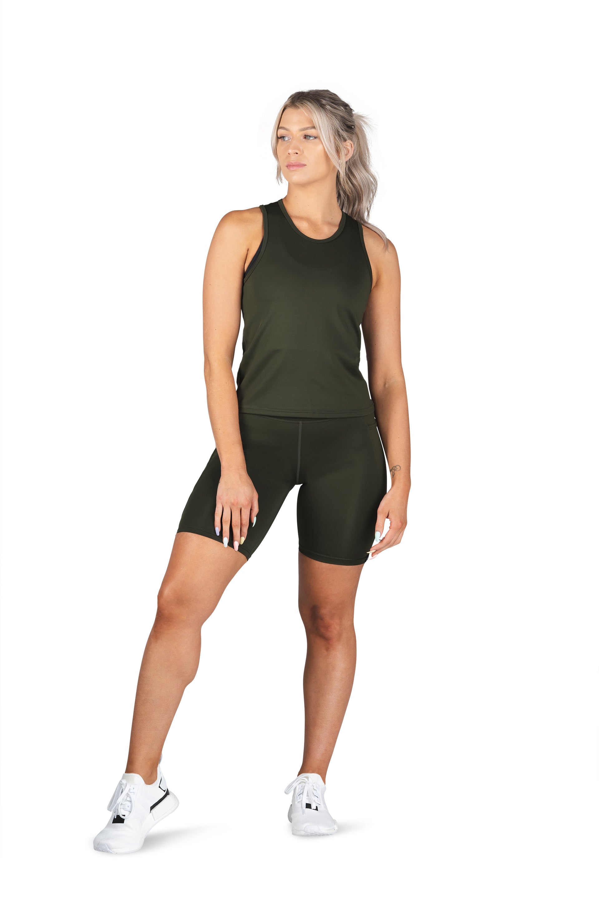 PERFOMANCE TANK - GREEN | RECYCLED PERFORMA