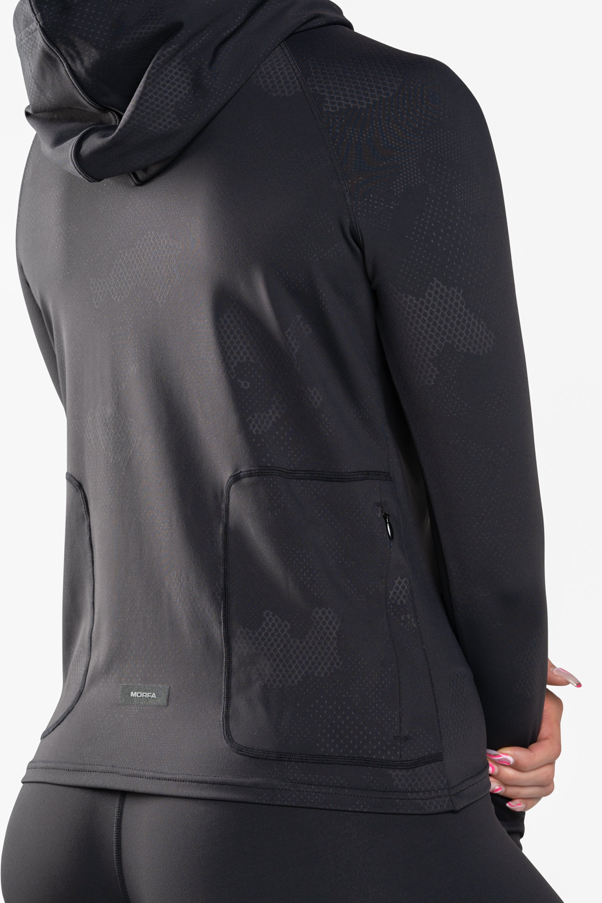 PERFORMANCE HOODIE - BLACK CAMO | TECHLITE